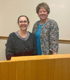 Director Valerie DeBellis, and Emeritus Associate Director Ellen Hilgoe.